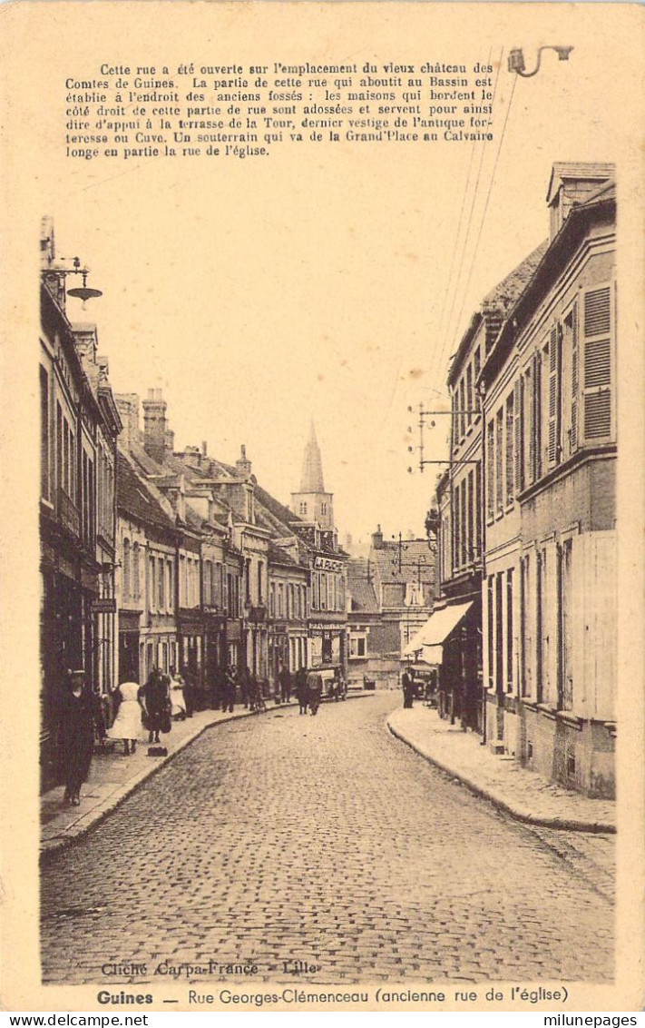 62 Pas De Calais Animation Dans La Rue Georges Clémenceau De Guines - Guines