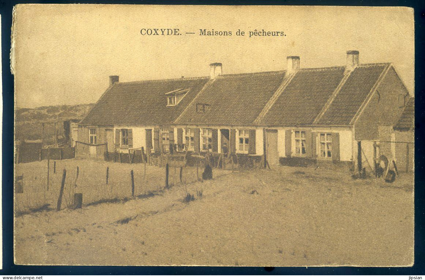 Cpa De Belgique Coxyde -- Maisons De Pêcheurs ....  Koksijde  STEP120bis - Koksijde