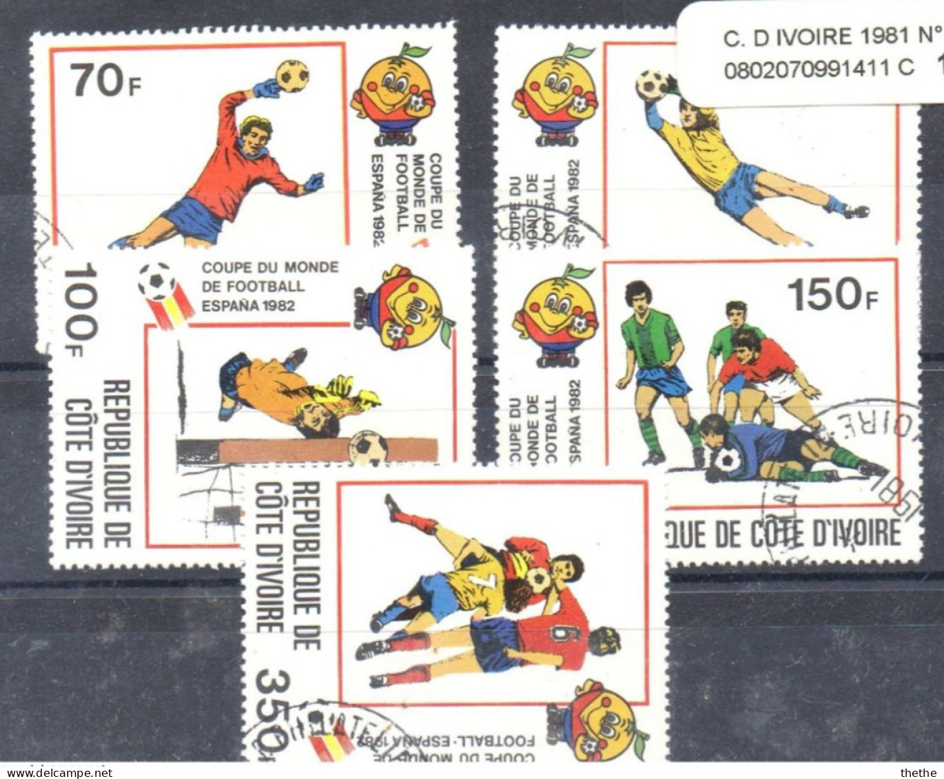 COTE D'IVOIRE - Coupe Du Monde De Football Espagne 1982 - 1982 – Espagne