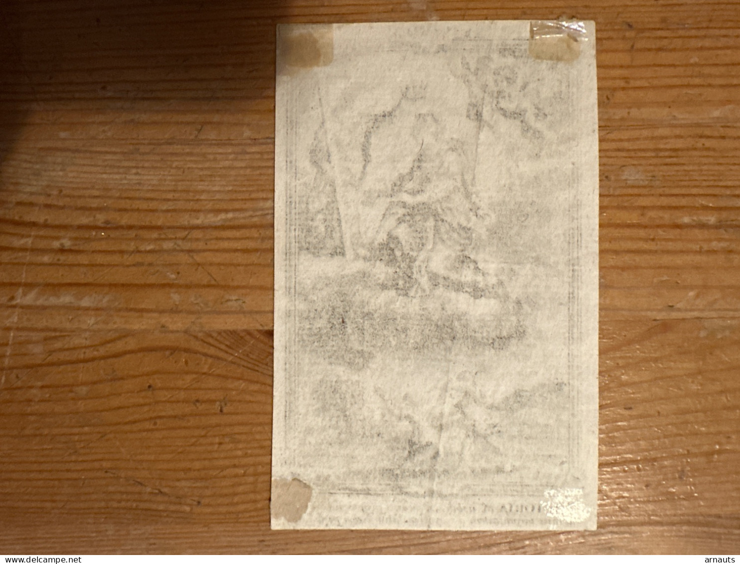 Heiligenprent Kopergravure Sainte Victoria Nobils Romana 7,5x11,5 Cm Holy Card Image Pieuse - Collections
