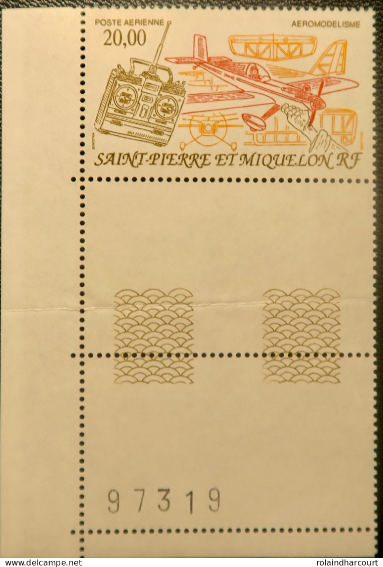 LP3969/468 - SPM - 1992 - POSTE AERIENNE - Aéromodélisme - N°71 NEUF** CdF - Cote (2024) : 9,00 € - Unused Stamps