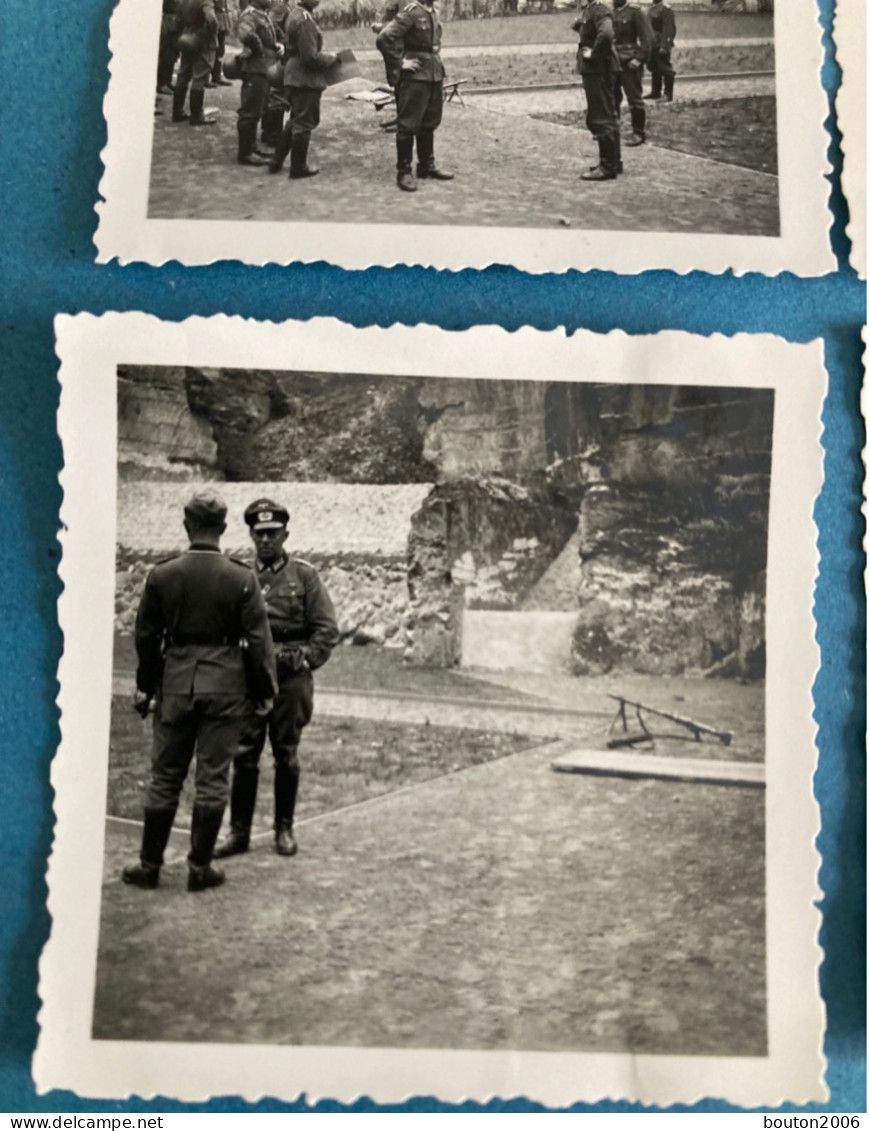 4 X Photo WWII Allemande Valkenburg MAASTRICHT  IR 83 IR 151 MG Schiessstand Stand De Tir MG - 1939-45