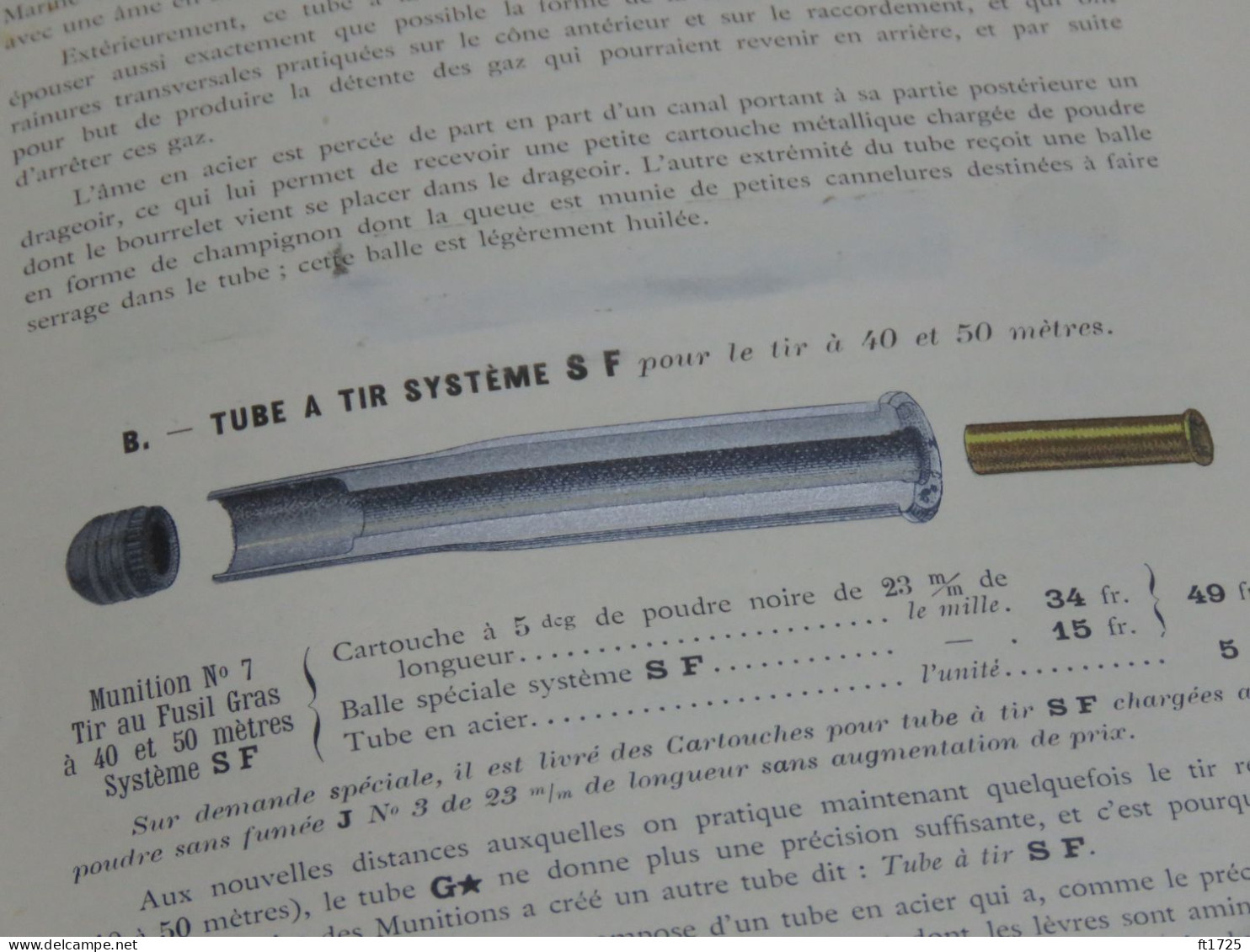 SUPERBE CATALOGUE DE MUNITIONS 1907 !!!