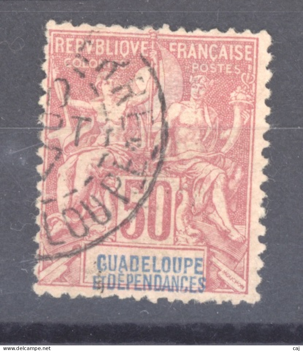 Guadeloupe  :  Yv  37  (o)        ,      N2 - Oblitérés