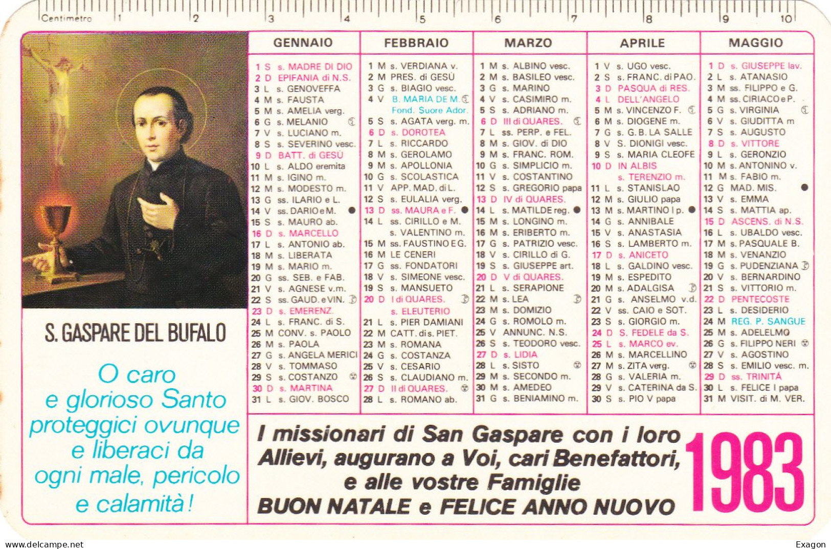 LOTTO  Di  4  SEMESTRINI   Tascabili - San Gaspare Del Bufalo -  Anni  1976 , 1978, 1980, 1983. Stock 107 - Grand Format : 1971-80