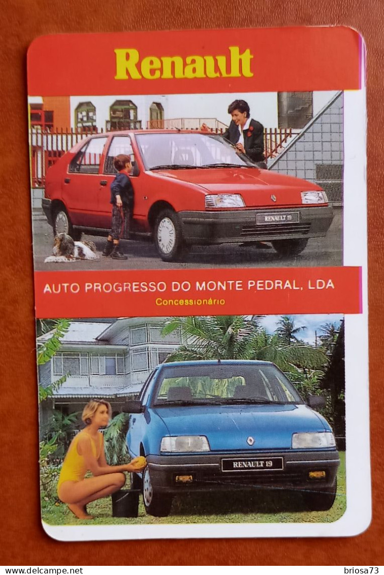 Calendrier De Poche, Renault 1989 - Petit Format : 1981-90