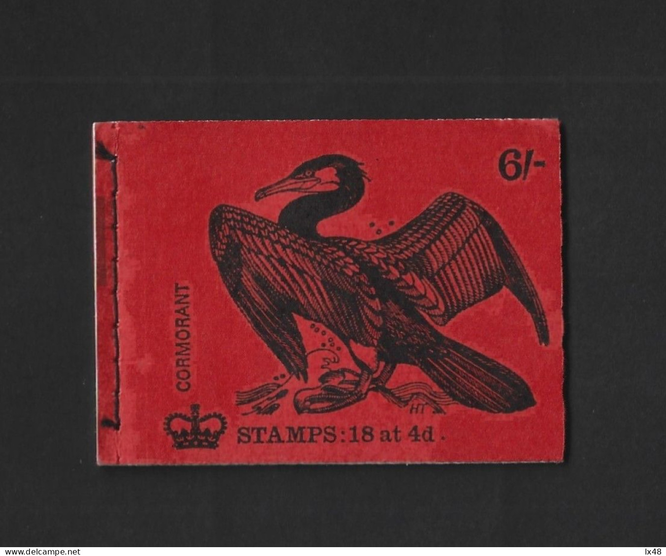 Medicine. Health. British Empire Cancer Campign For Research. Bald Or Thinning. Cormorants. Wallet With 18 Queen Stamps. - Médecine