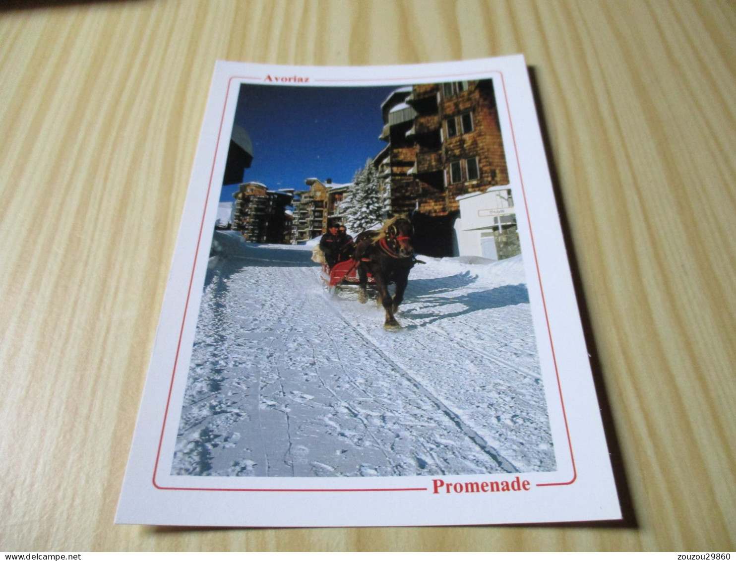 Avoriaz (74).Promenade En Traîneau. - Avoriaz