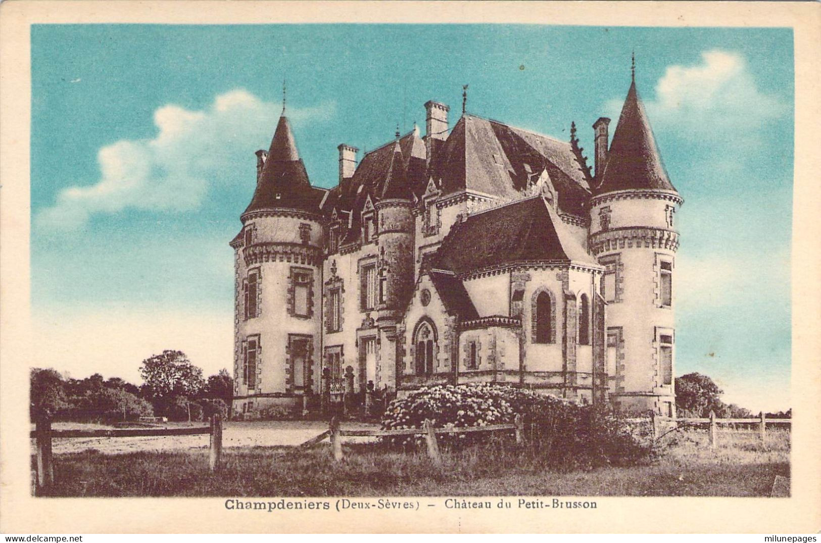 79 Deux Sèvres Le Chateau Du Petit-Brusson à Champdeniers - Champdeniers Saint Denis