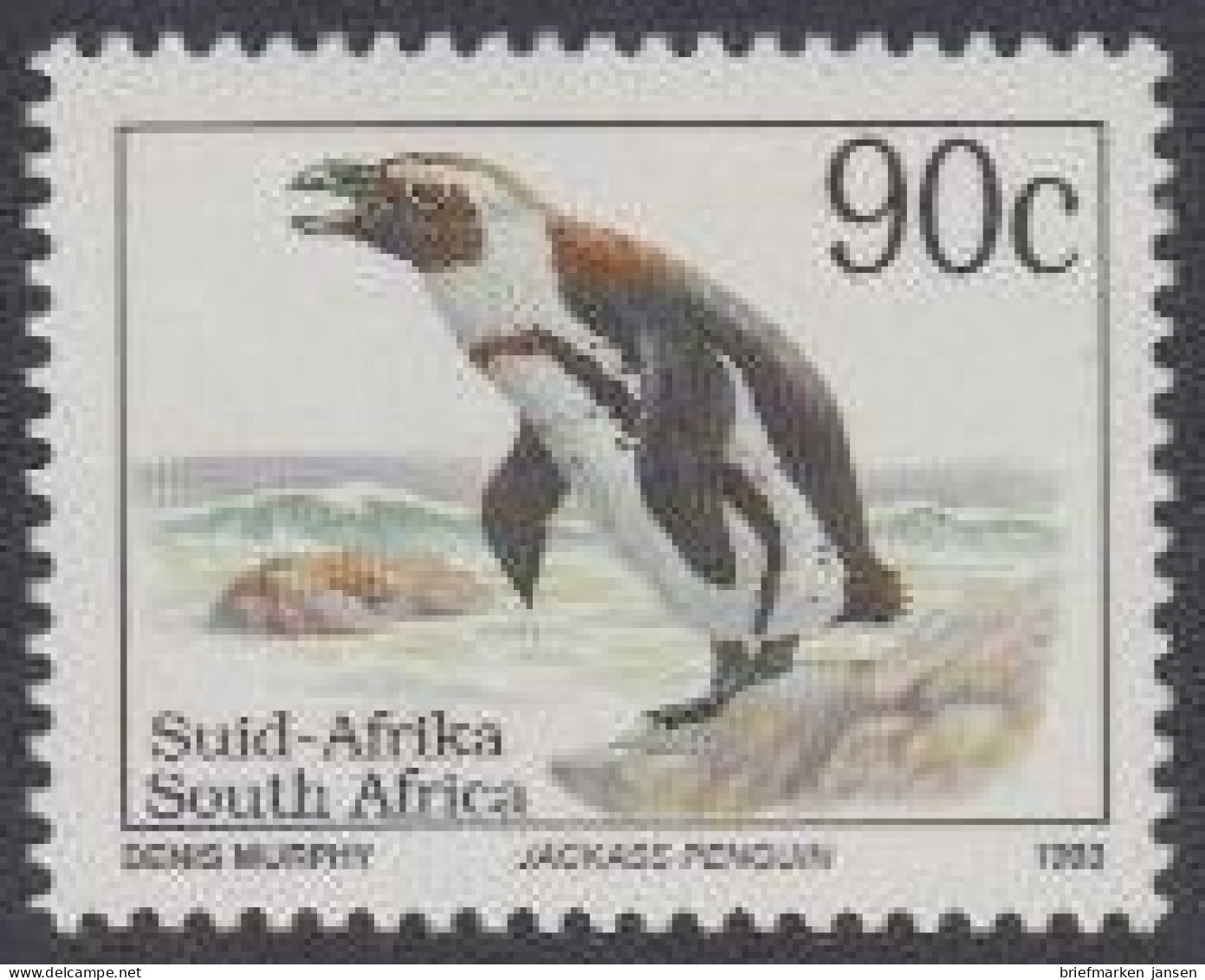 Südafrika Mi.Nr. 903IIA Freim.Bedrohte Tiere, Pinguin (90) - Other & Unclassified