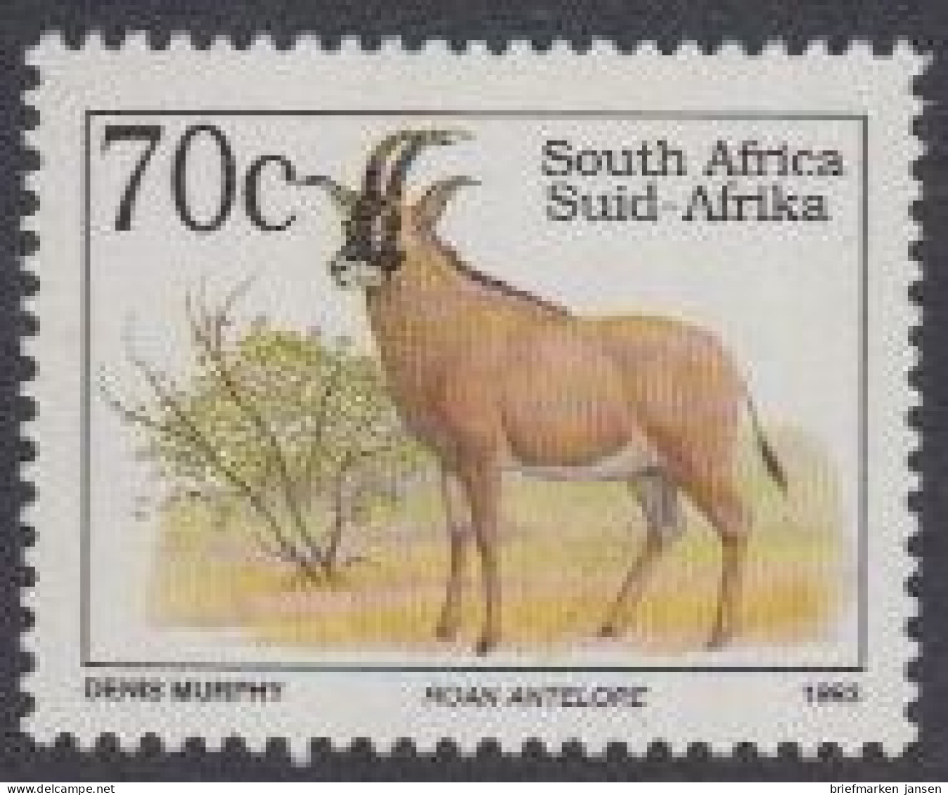 Südafrika Mi.Nr. 900IIA Freim.Bedrohte Tiere, Antilope (70) - Altri & Non Classificati