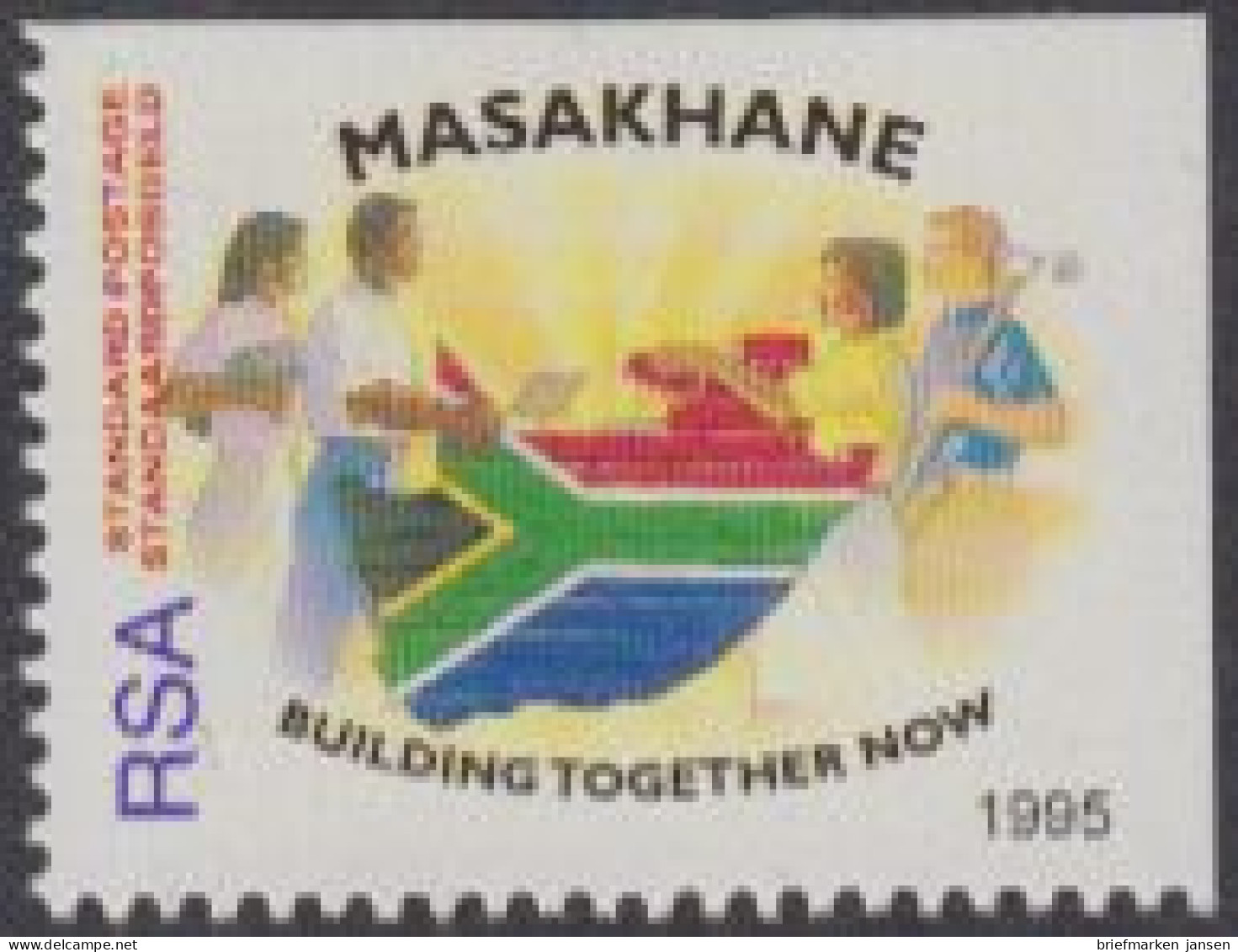 Südafrika Mi.Nr. 984Eor Masakhane-Kampagne Zusammenarbeit (-) - Other & Unclassified