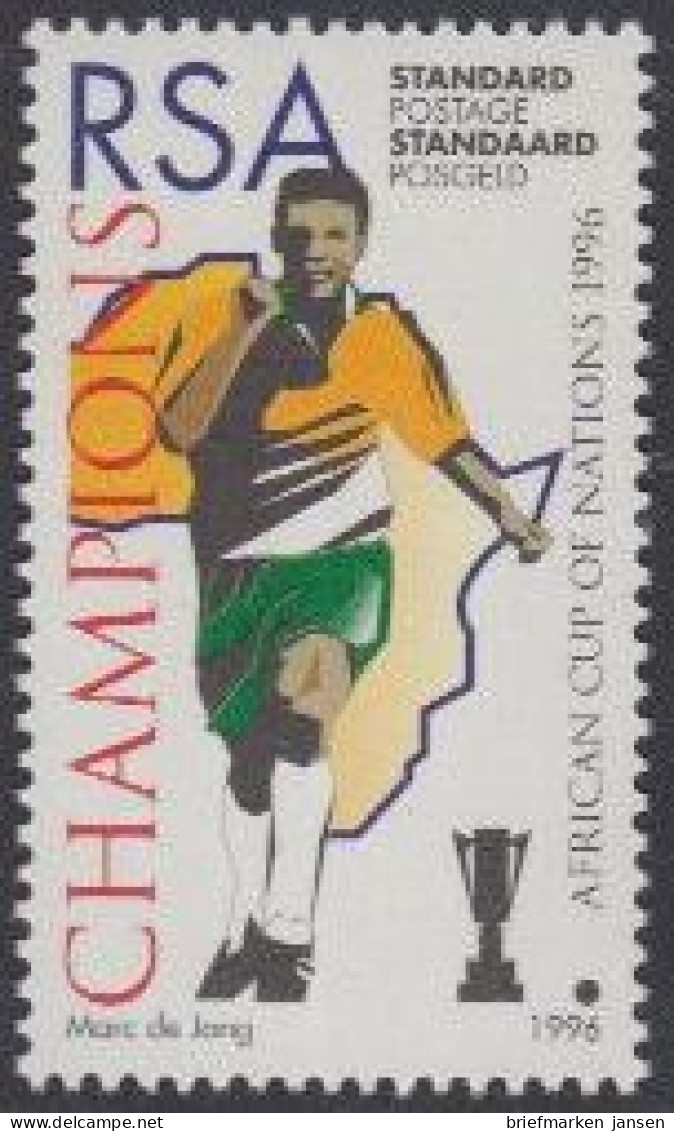 Südafrika Mi.Nr. 991 Gewinn Des Fußball-Afrika-Cups 1996 (-) - Other & Unclassified