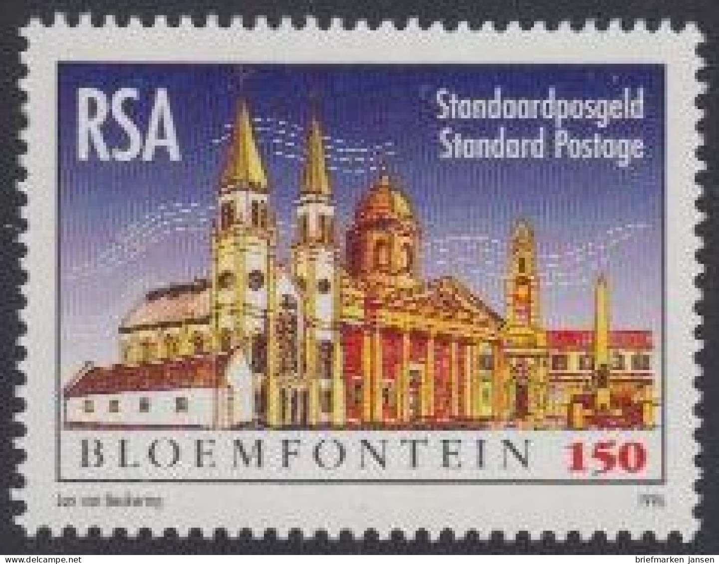 Südafrika Mi.Nr. 992 150Jahre Stadt Bloemfontein (-) - Other & Unclassified