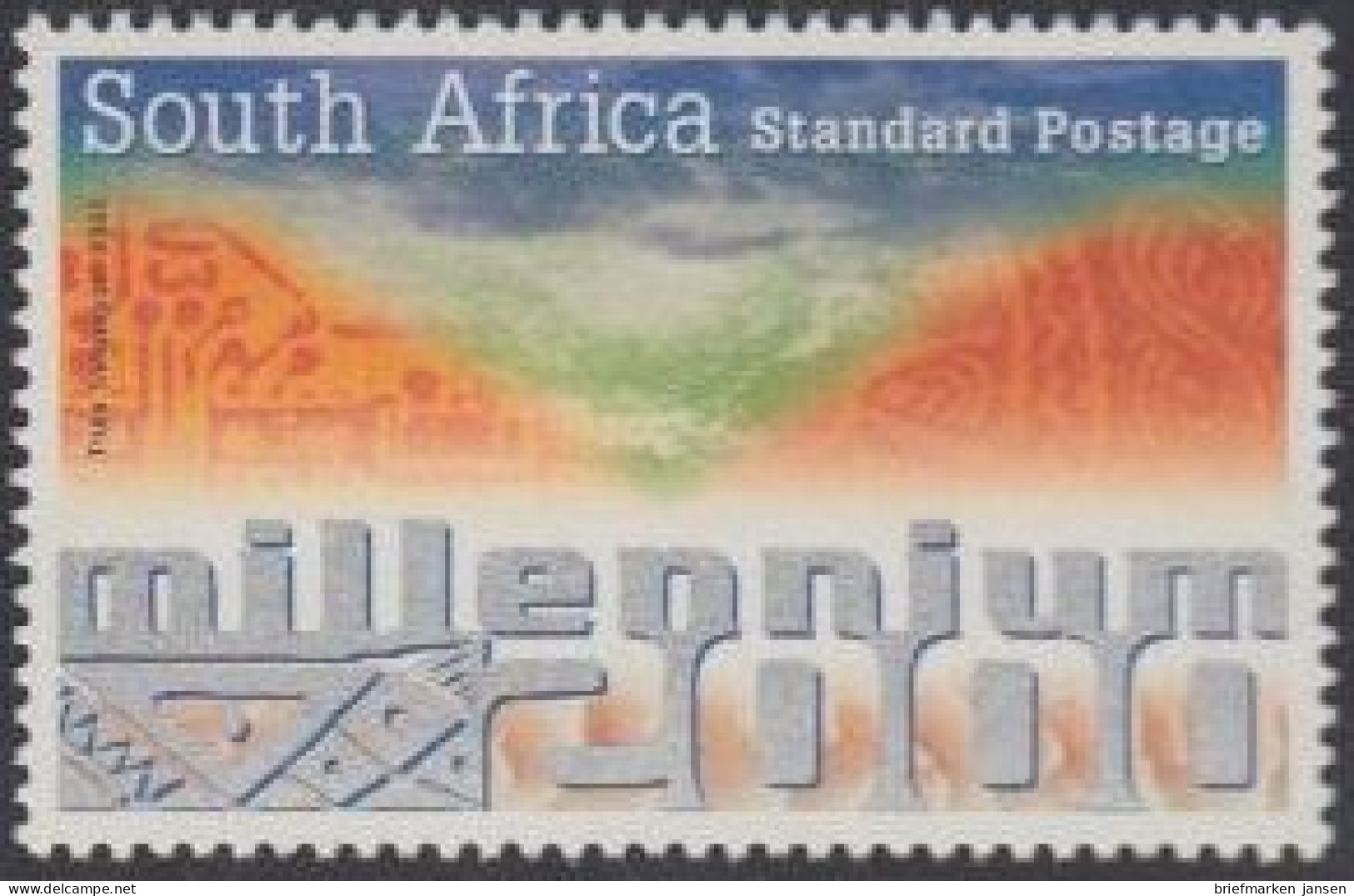 Südafrika Mi.Nr. 1244 Eintritt In's Jahr 2000 (-) - Autres & Non Classés