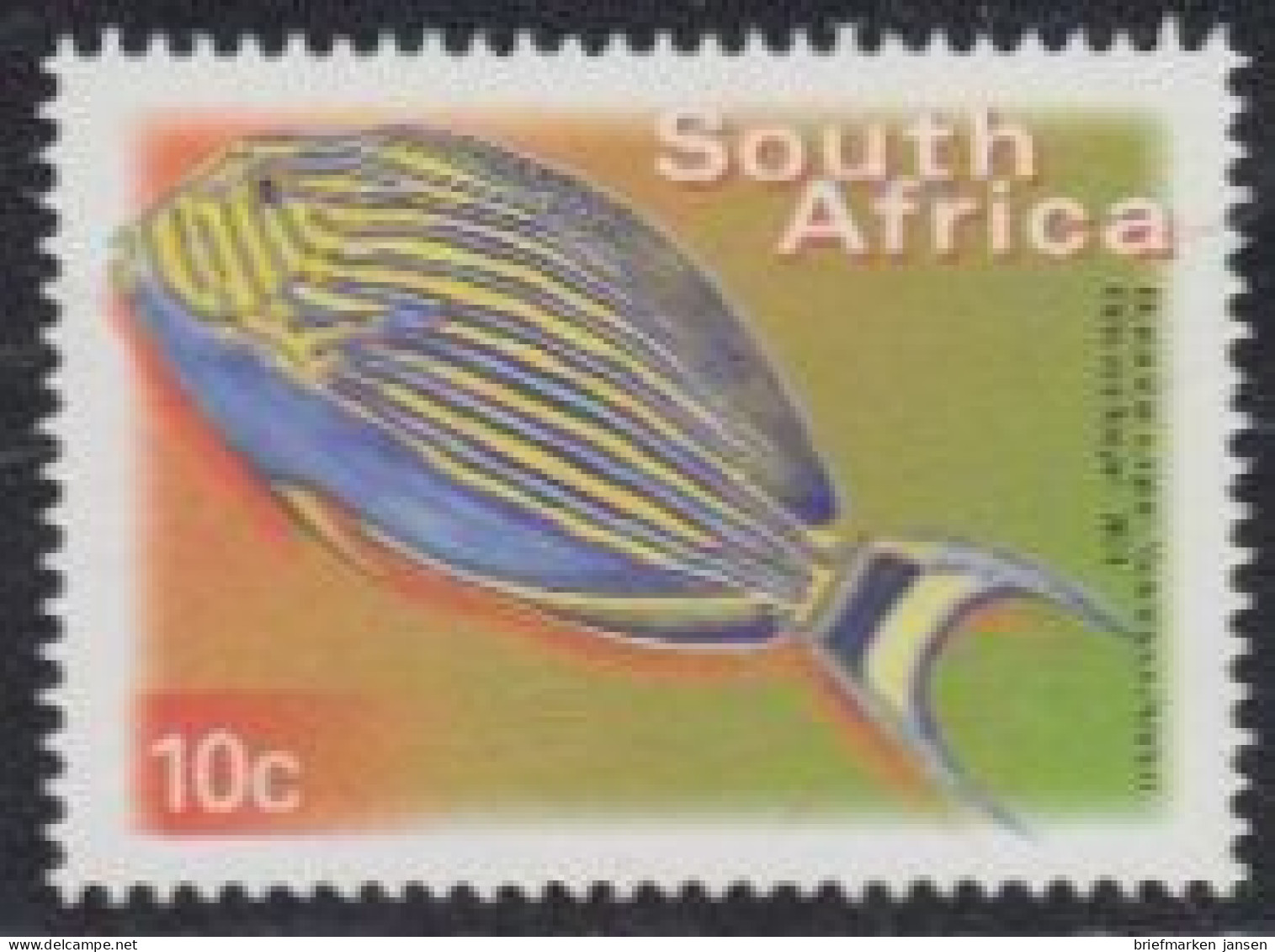 Südafrika Mi.Nr. 1286A Freim. Fauna Und Flora, Doktorfisch (10) - Autres & Non Classés