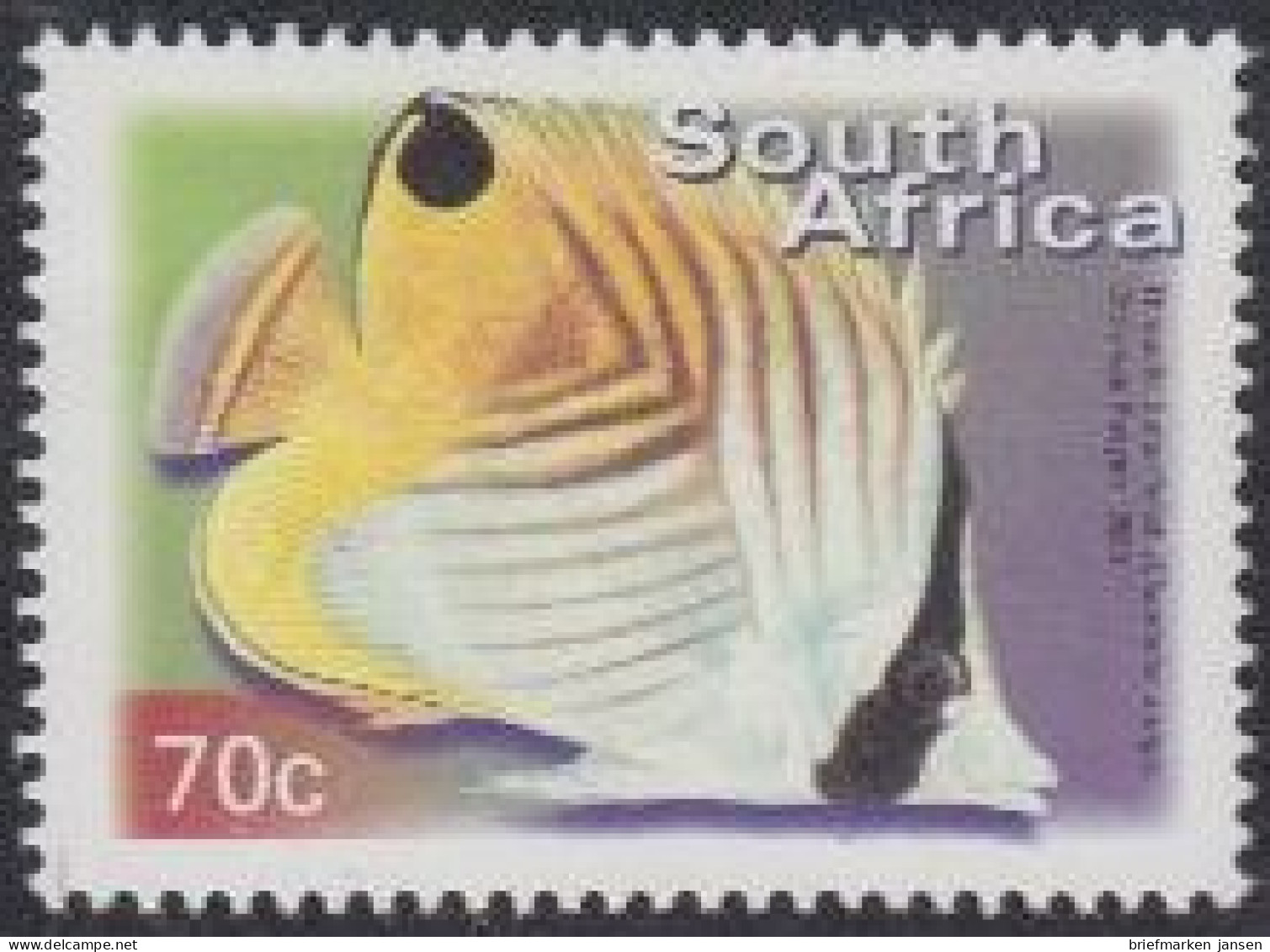 Südafrika Mi.Nr. 1292A Freim. Fauna Und Flora, Fähnchengaukler (70) - Autres & Non Classés