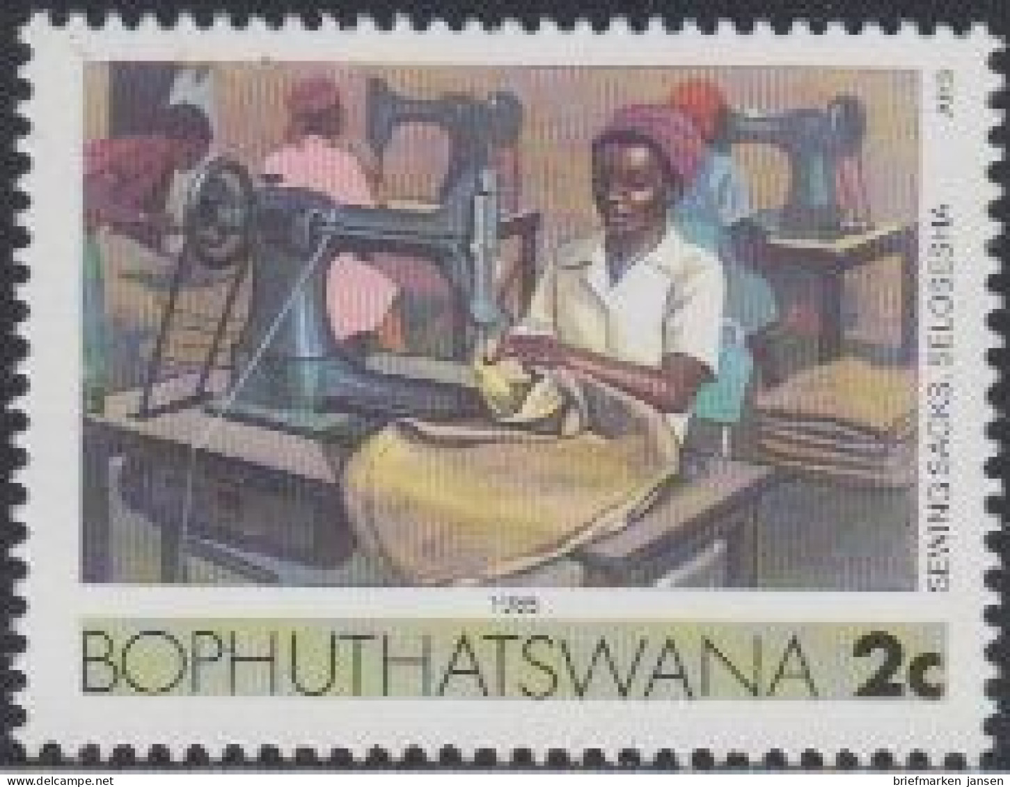 Südafrika - Bophuthatswana Mi.Nr. 149x Freim. Sackfabrik (2) - Other & Unclassified