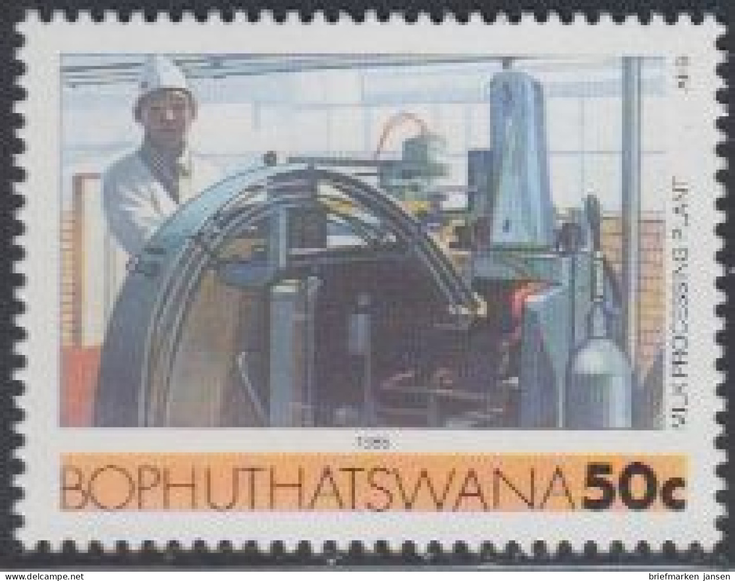 Südafrika - Bophuthatswana Mi.Nr. 162x Freim. Molkerei  (50) - Other & Unclassified