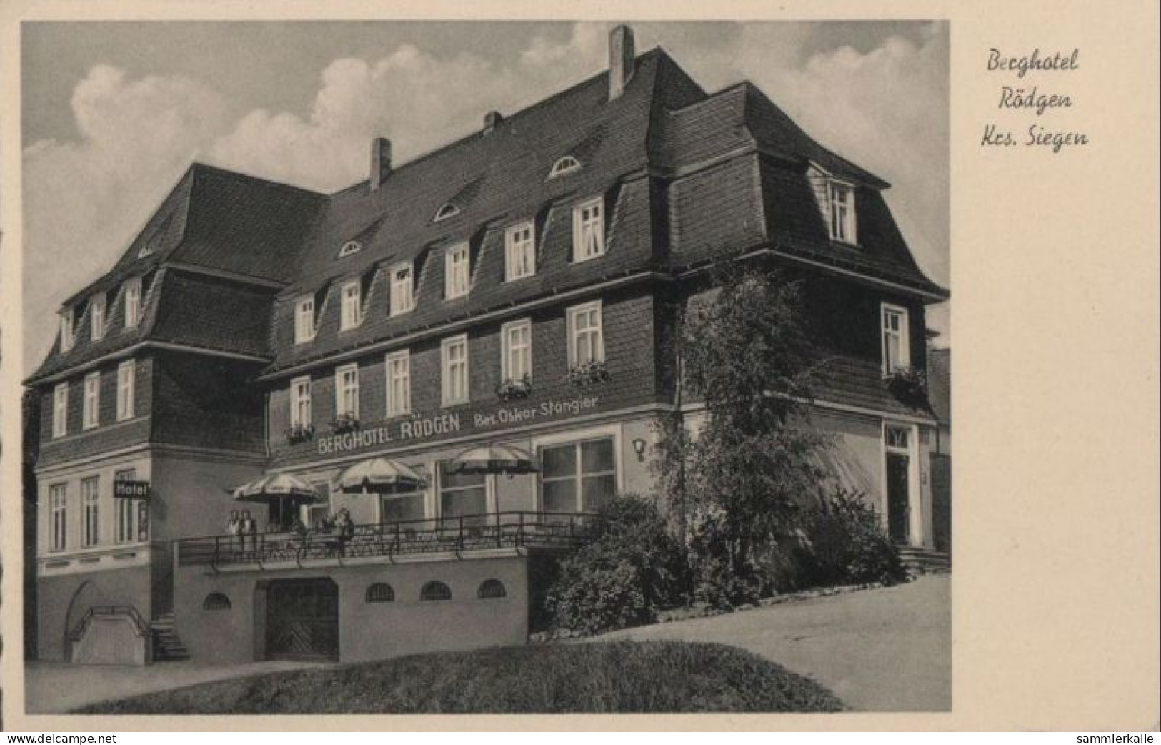 60055 - Obersdorf-Rödgen - Berghotel - Ca. 1955 - Siegen