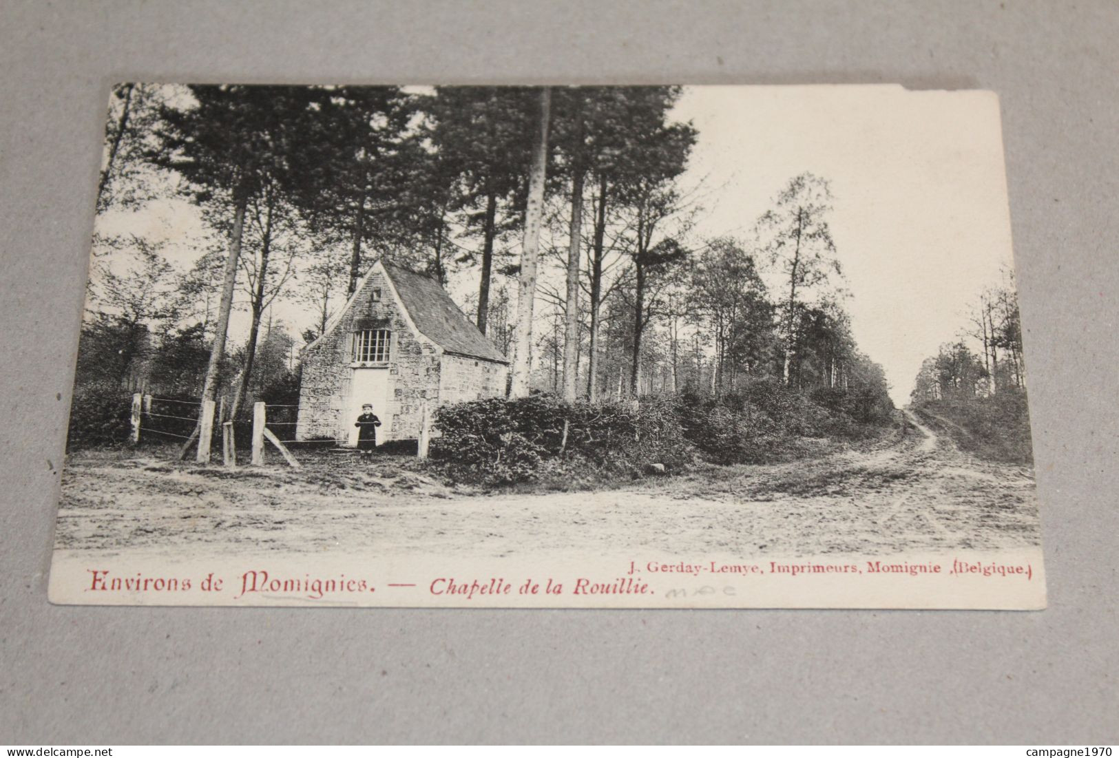 CPA - MOMIGNIES ( CHIMAY ) - ENVIRONS - CHAPELLE DE LA ROUILLIE ( 1909 ) - Momignies