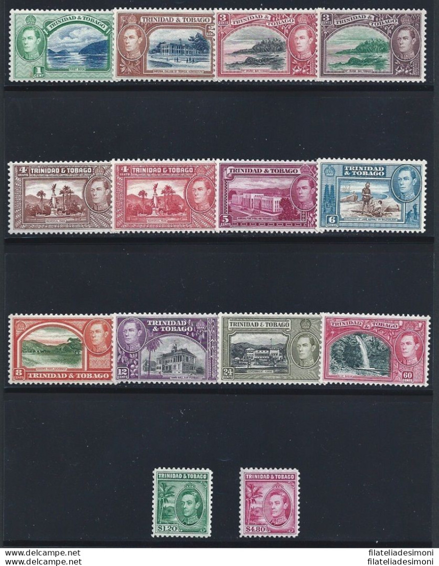 1938-44  Trinidad And Tobago - SG 246/256 MLH* - Other & Unclassified