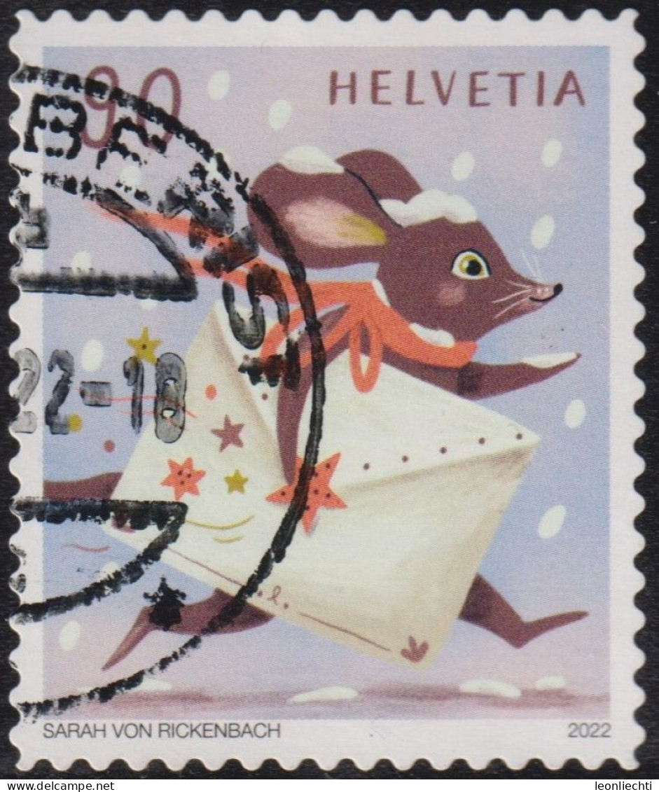 2022 Schweiz ° Mi:CH 2832, Sn:CH 1896, Yt:CH 2745, Zum:CH 1941, Christmas, Weihnachten - Festtagsgrüße 2022 - Used Stamps
