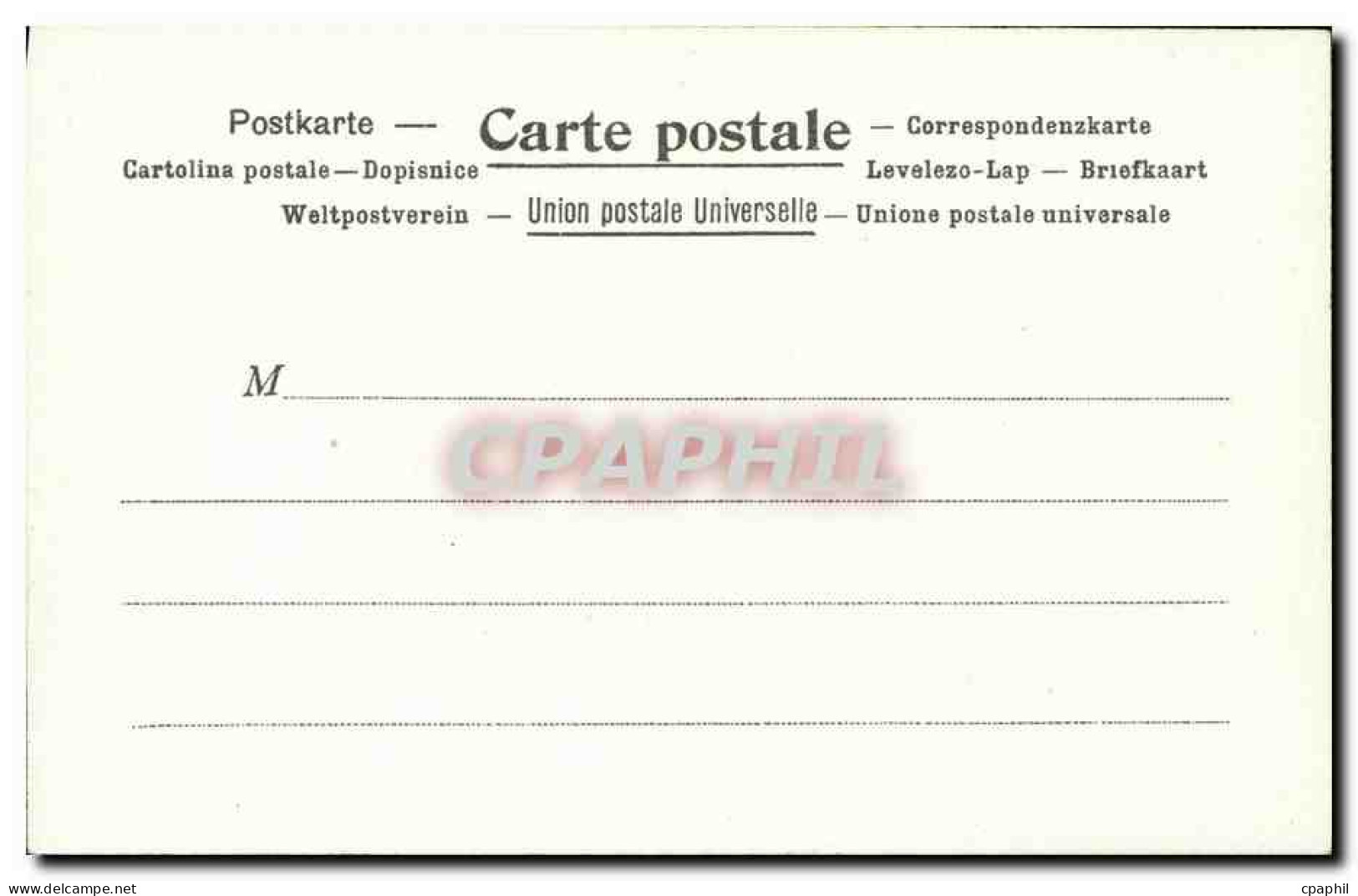 CPA La Poste En Abyssinie Lion - Stamps (pictures)