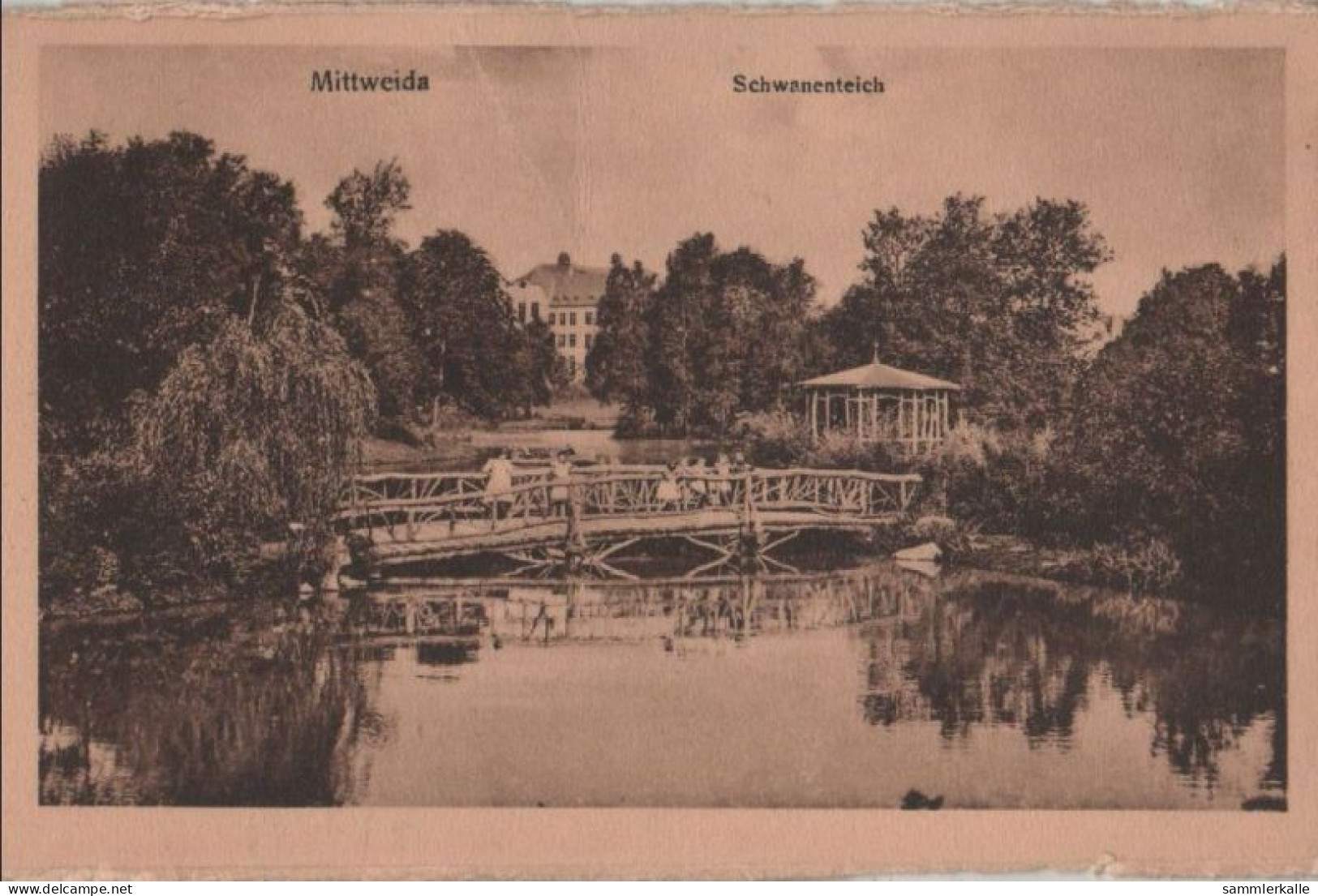 86451 - Mittweida - Schwanenteich - Ca. 1935 - Mittweida