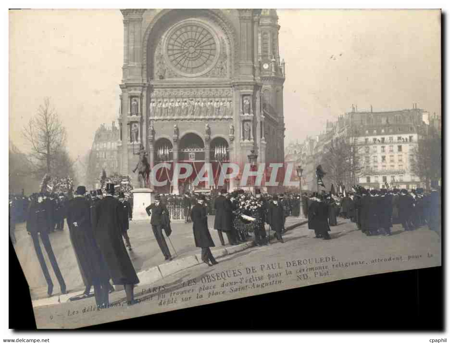 CPA Les Obseques De Paul Deroulede Place Saint Augustin Paris  - Ereignisse