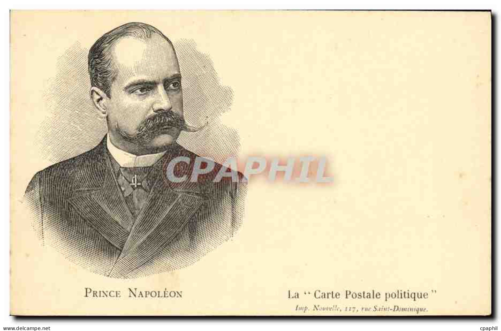 CPA Prince Napoleon  - Familias Reales