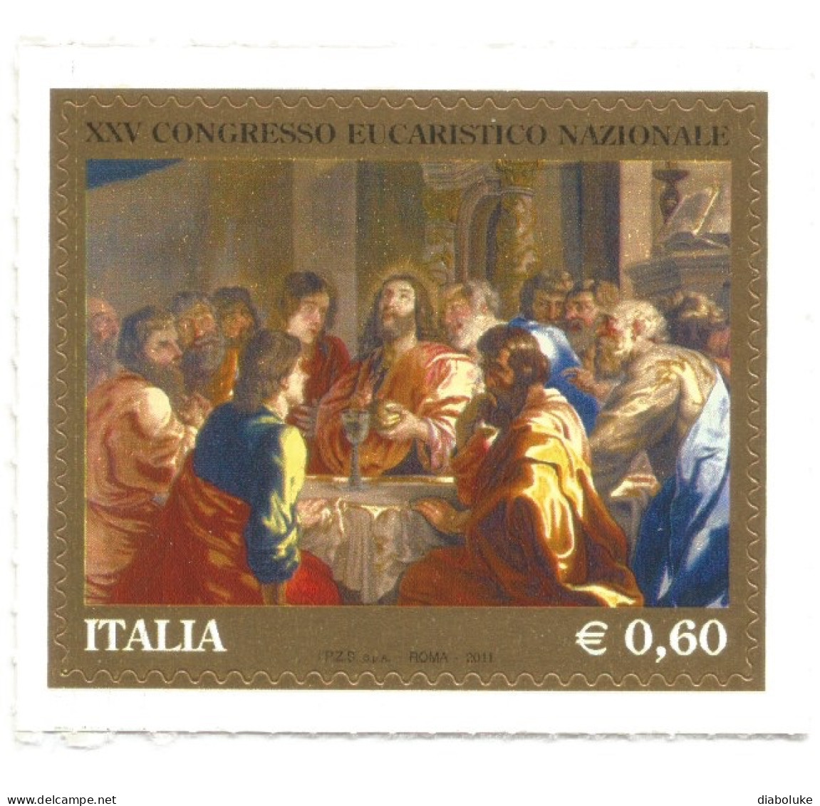 (REPUBBLICA ITALIANA) 2011, CONGRESSO EUCARISTICO NAZIONALE - Serie Di 1 Francobollo Nuovo MNH** - 2011-20: Mint/hinged