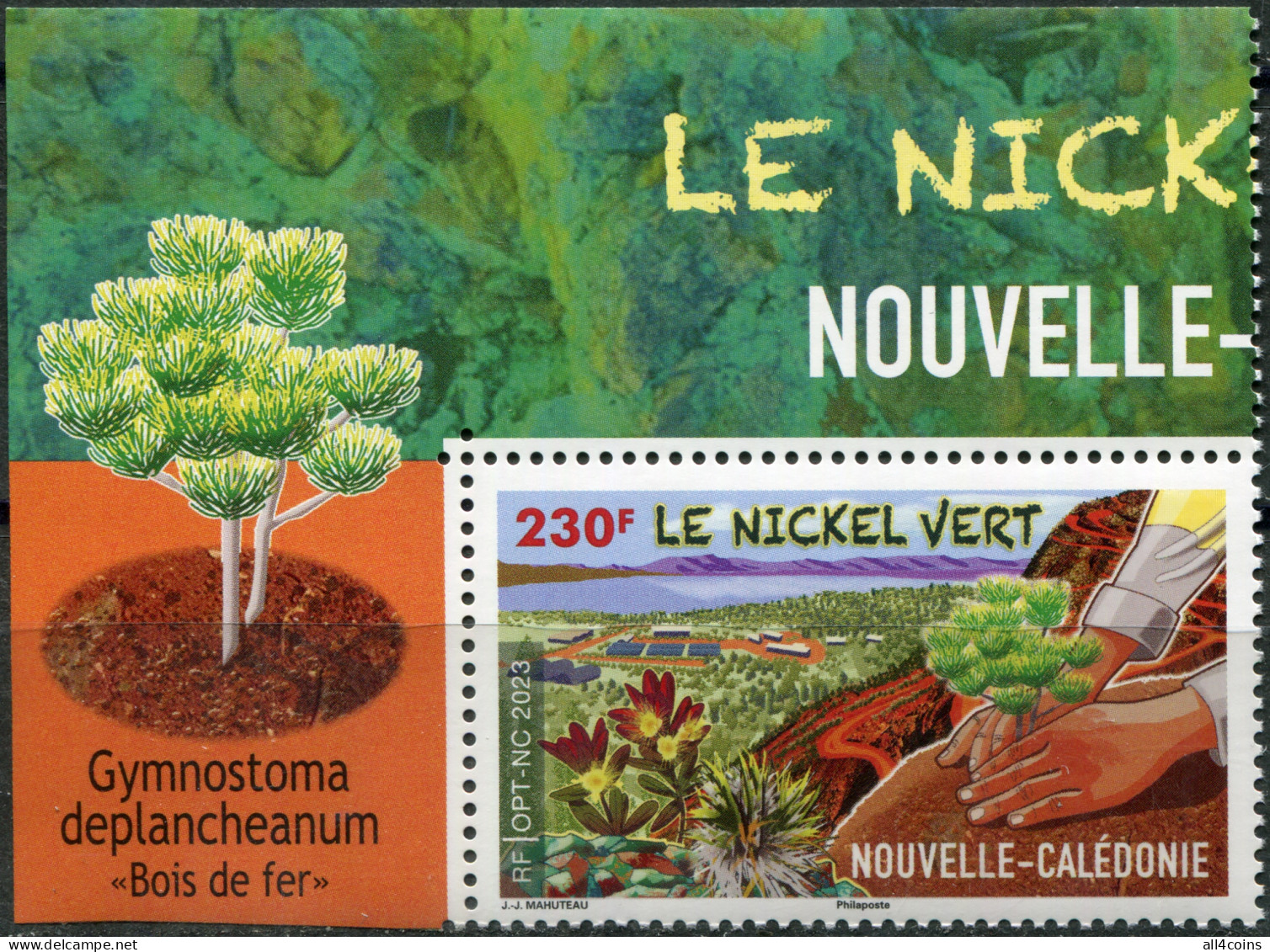 New Caledonia 2023. Green Nickel Reforestation Campaign (MNH OG) Stamp - Neufs