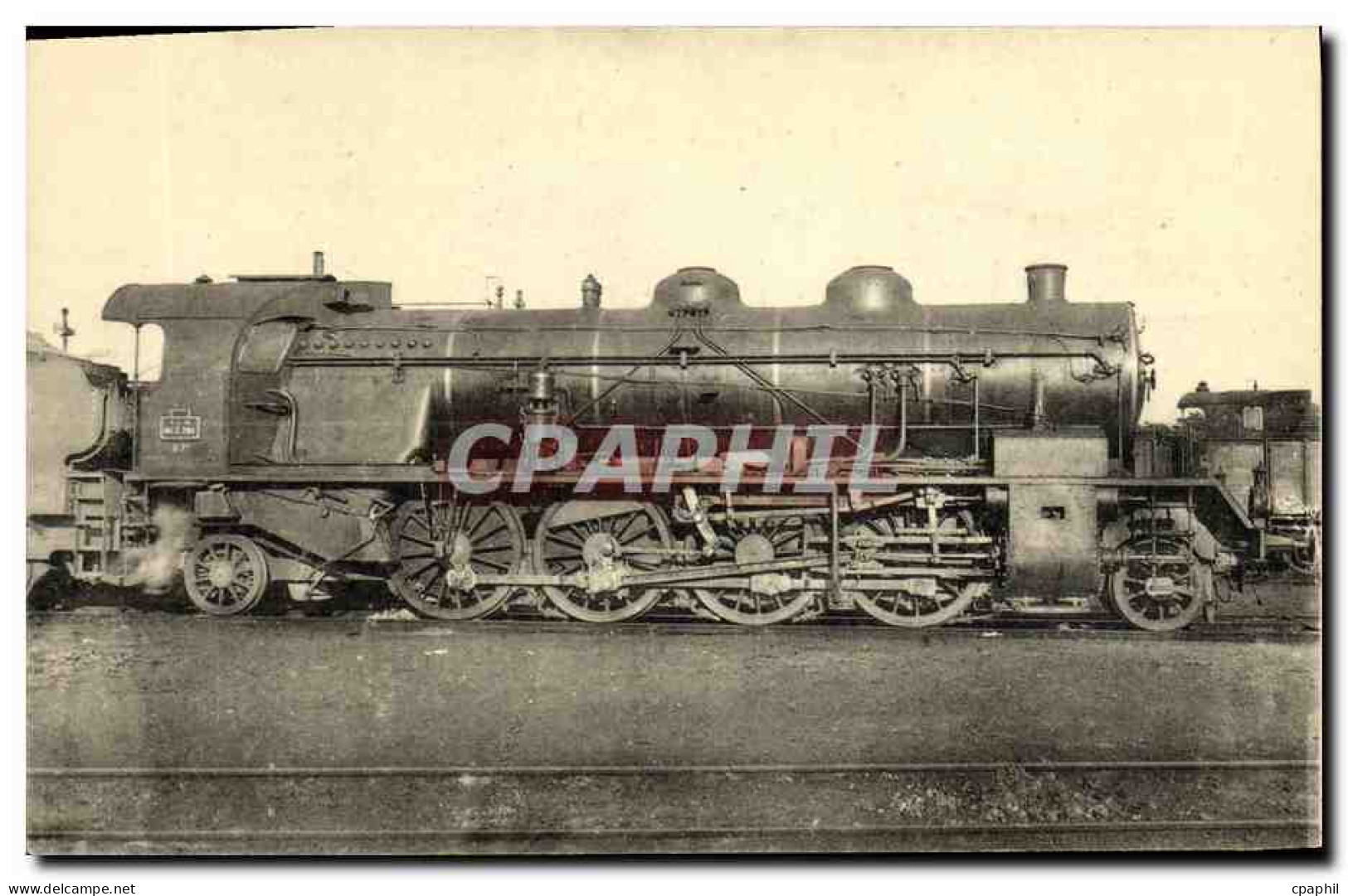 CPA Train Locomotive Machine 141 C 284 - Matériel