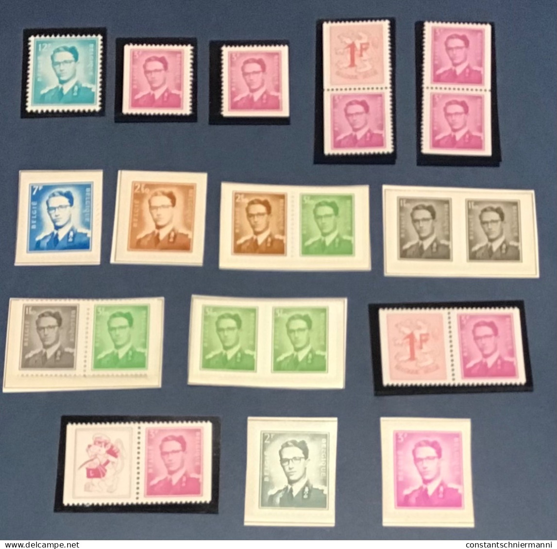Belgie Boudewijn Met Bril - Unused Stamps
