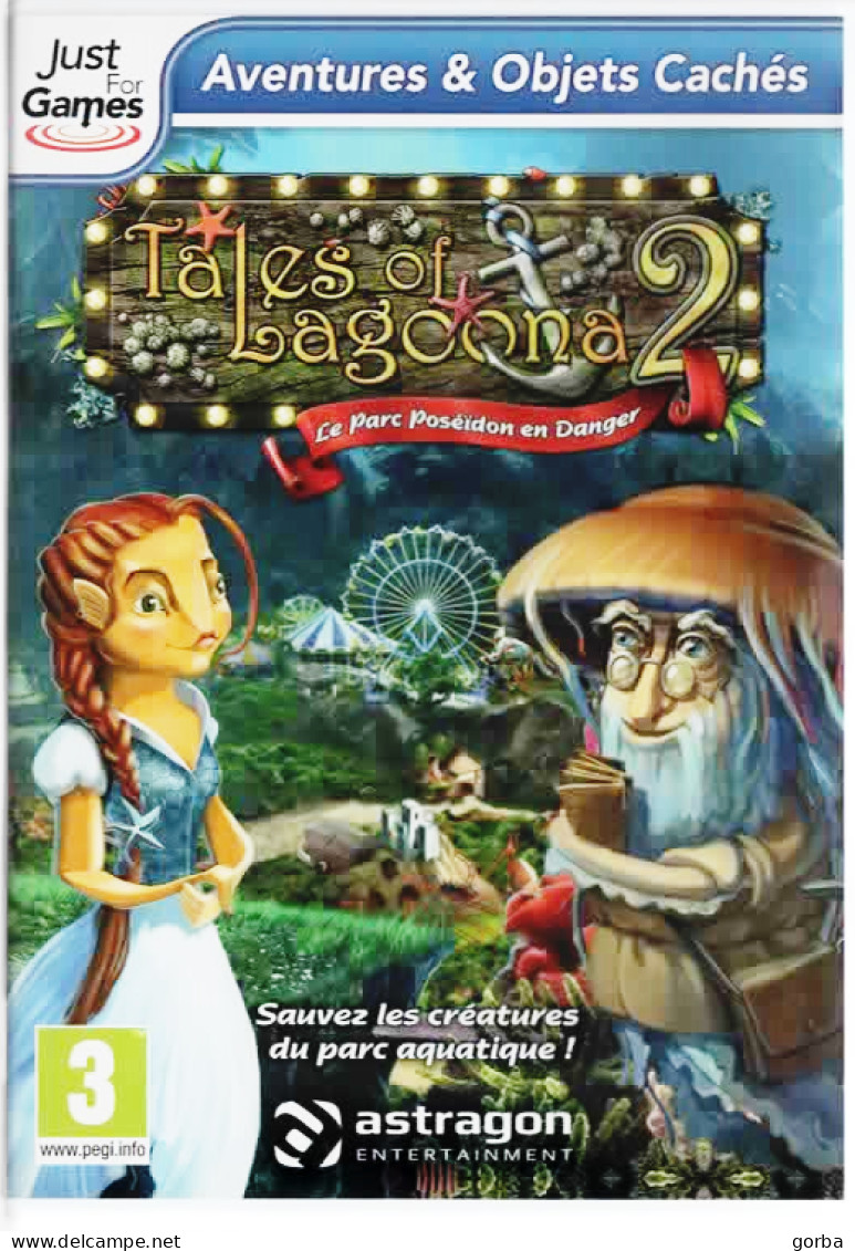 * JEU  PC - Aventures Et Objets Cachés - Tales Of Lagoona 2 - Le Parc Poséïdon En Danger -  1 DVD - PC-Spiele