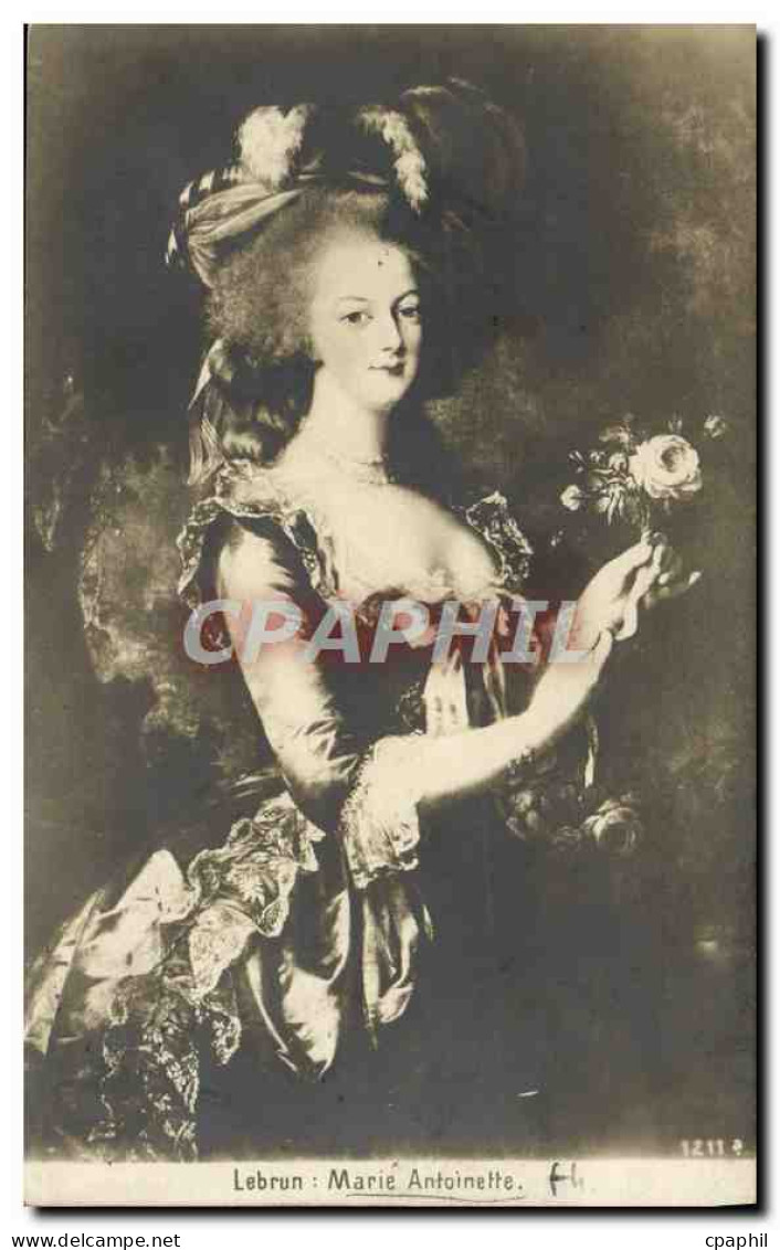 CPA Lebrun Marie Antoinette  - History