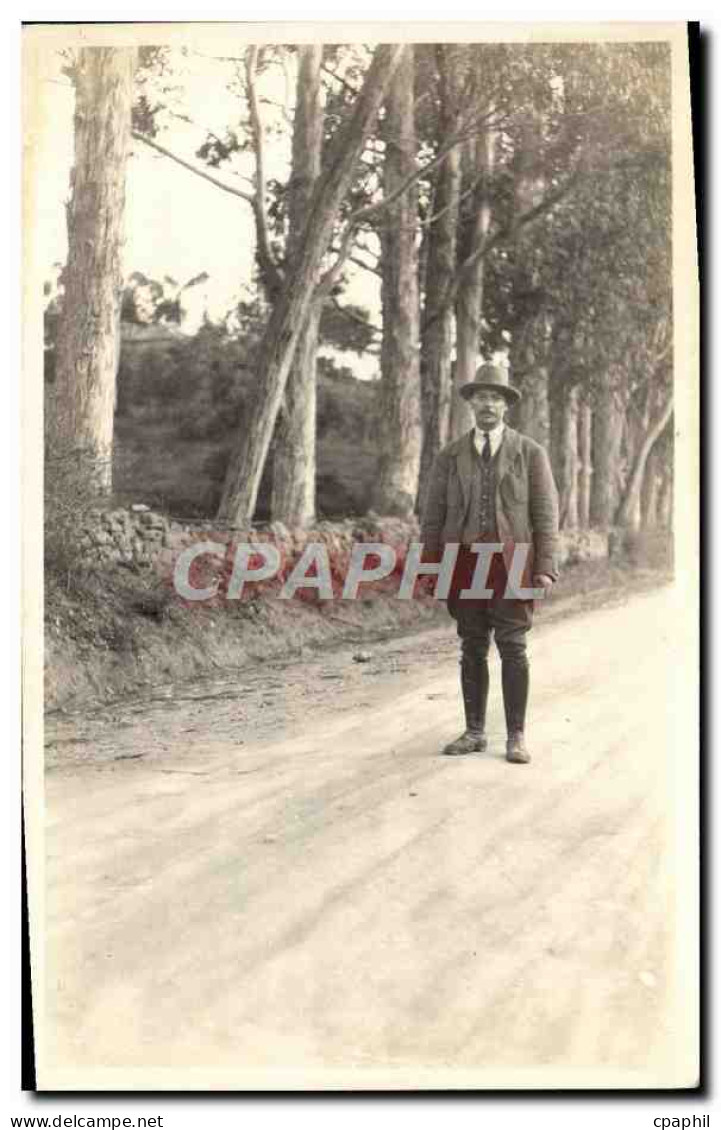 CARTE PHOTO Colombie 1926 Homme  - Colombia