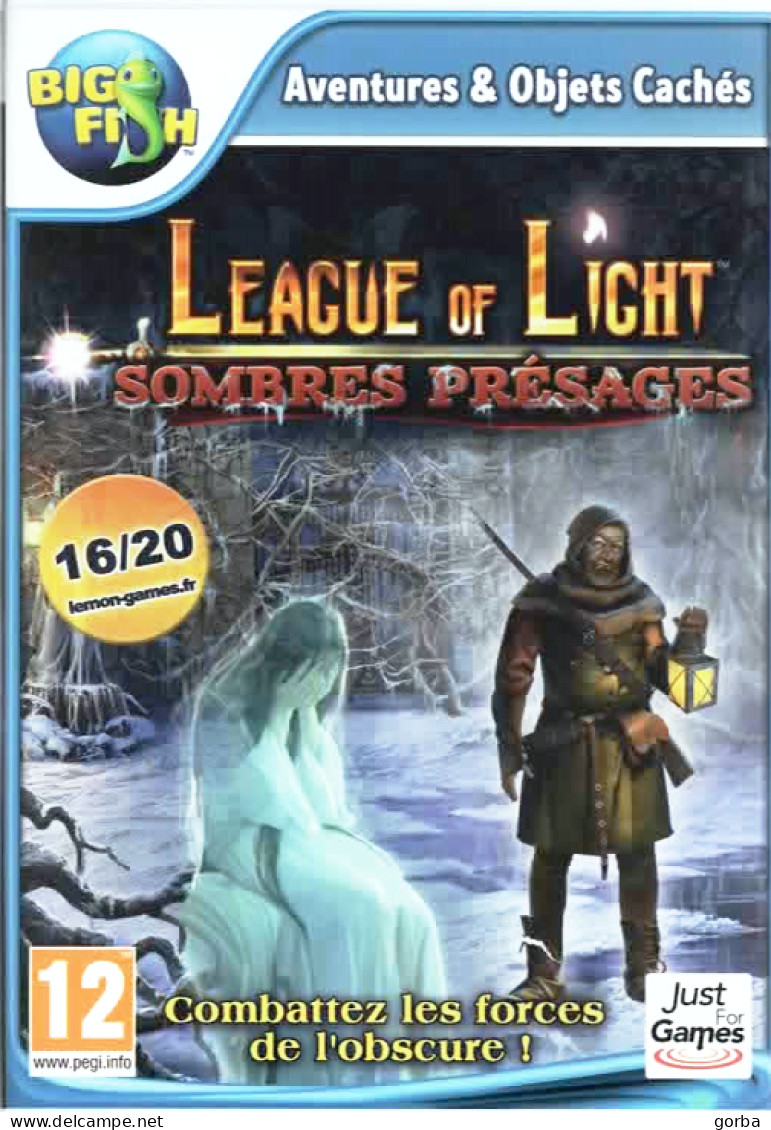 * JEU  PC - Aventures Et Objets Cachés - League Oh Light - Sombres Présages -  1 DVD - Juegos PC