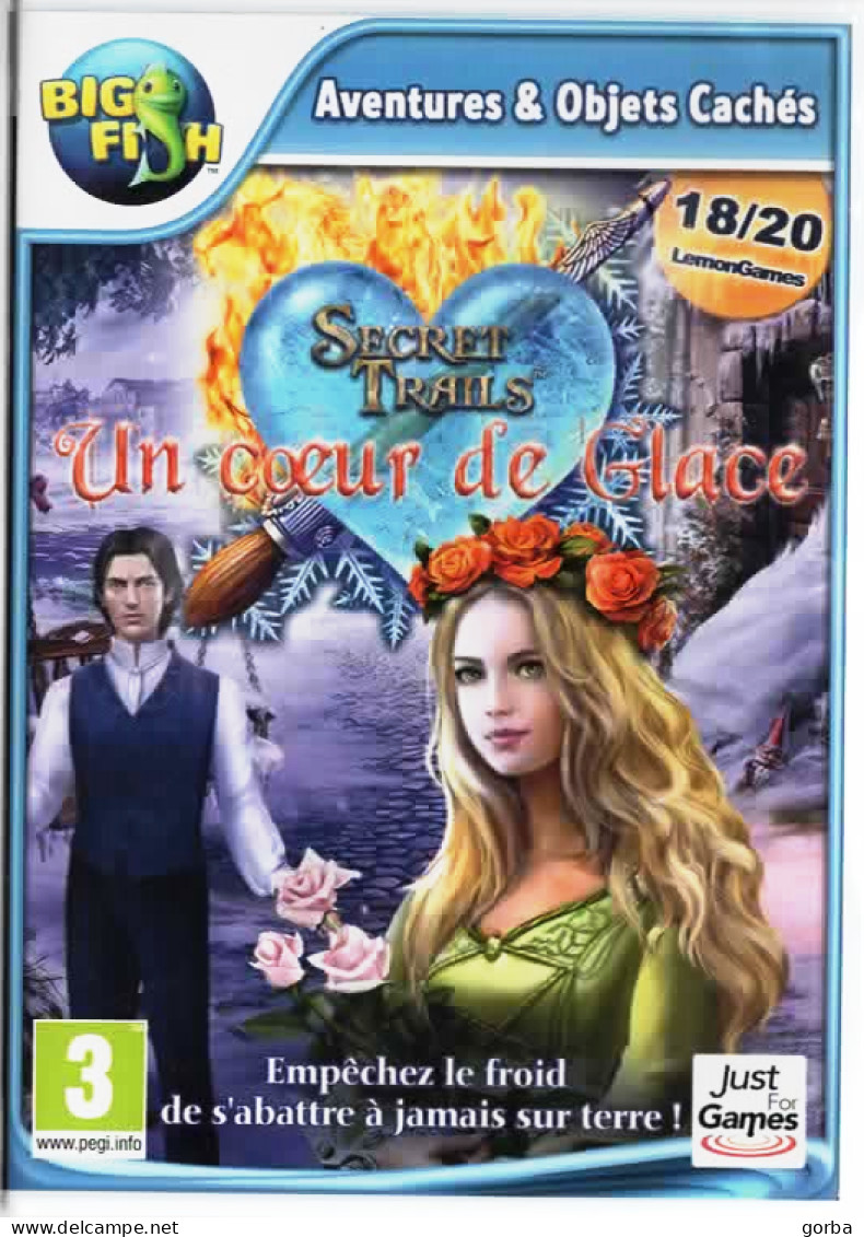 * JEU  PC - Aventures Et Objets Cachés - Un Coeur De Glace-  1 DVD - PC-Games