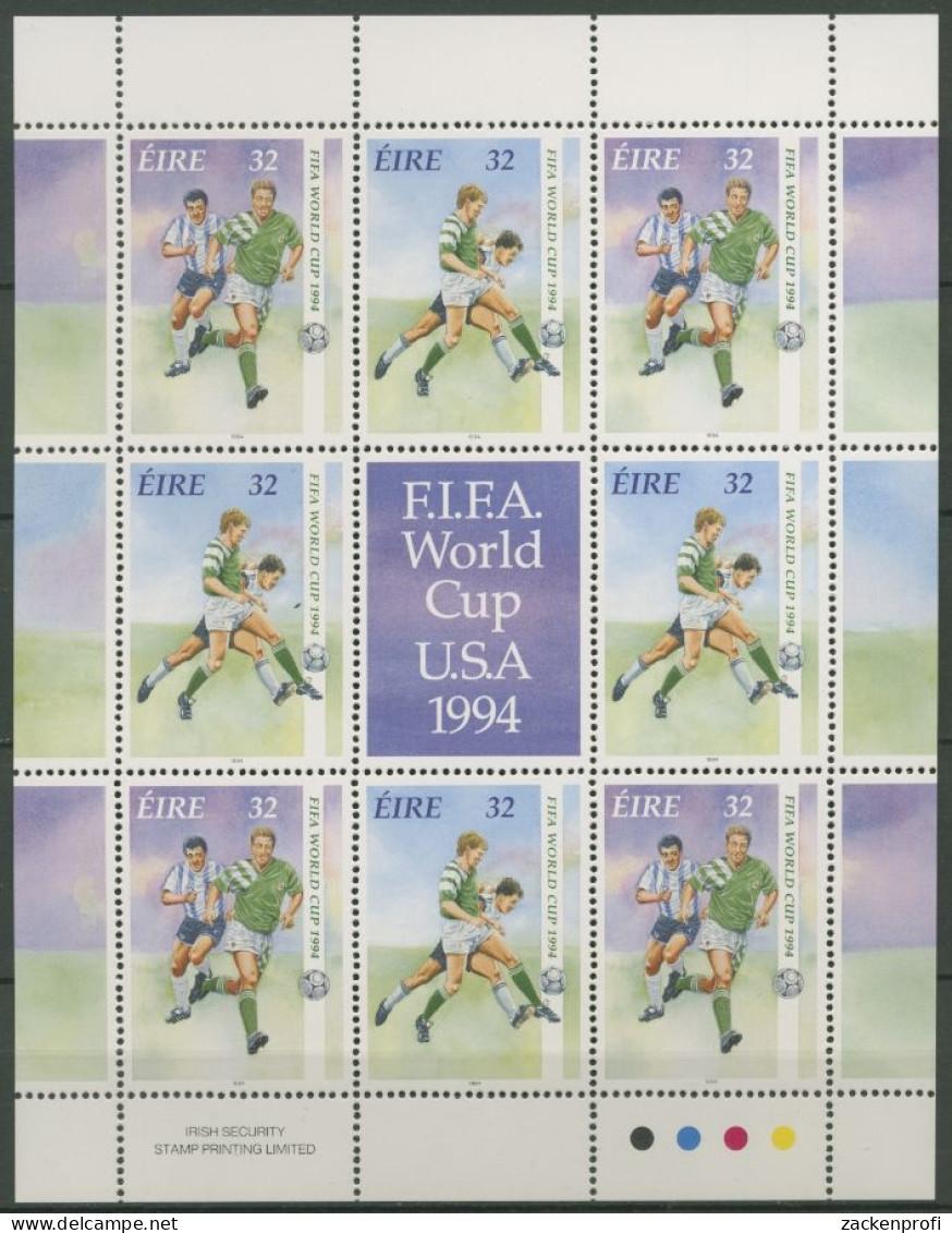 Irland 1994 Fußball-Weltmeisterschaft Kleinbogen 857/58 K Postfrisch (C16436) - Blocks & Sheetlets