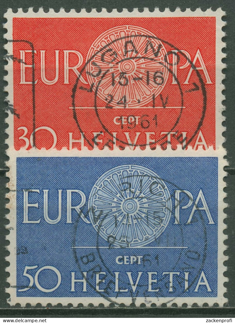 Schweiz 1960 Europa CEPT Wagenrad 720/21 Gestempelt - Used Stamps