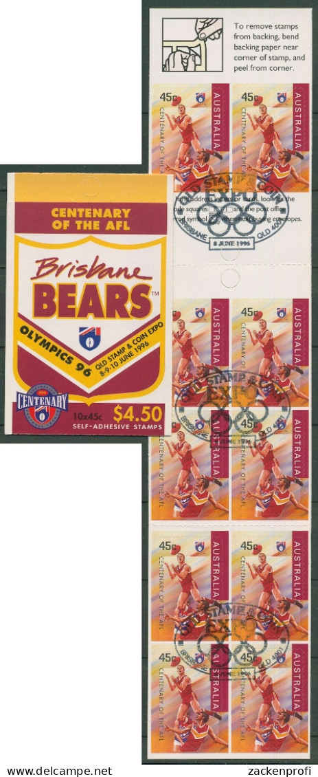 Australien 1995 AFL Football League MH 91 QLD Überdruck Gestempelt (C29532) - Postzegelboekjes