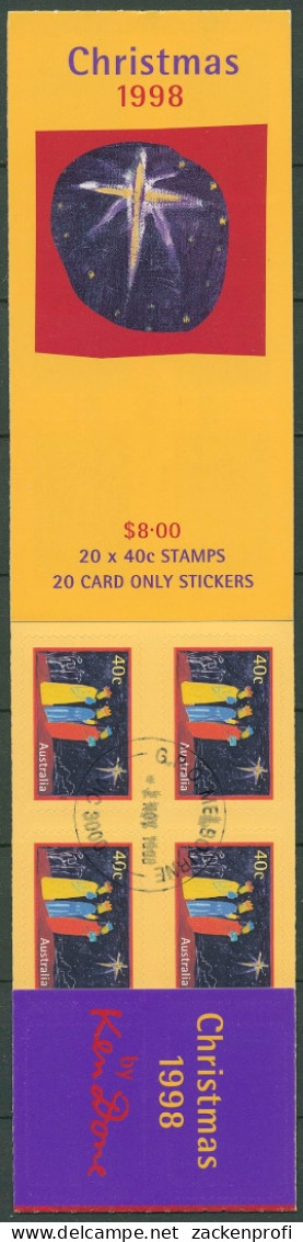 Australien 1998 Weihnachten Die Heiligen Drei Könige MH 122 Gestempelt (C29559) - Postzegelboekjes