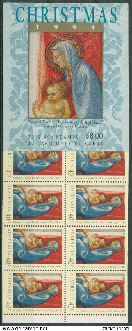 Australien 1994 Weihnachten Gemälde Hl. Drei Könige MH 84 Postfrisch (C29520) - Postzegelboekjes