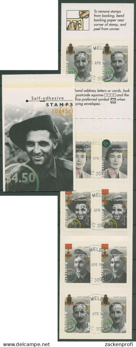 Australien 1995 Persönlichkeiten Des II. Weltkrieges MH 86 Gestempelt (C29527) - Postzegelboekjes