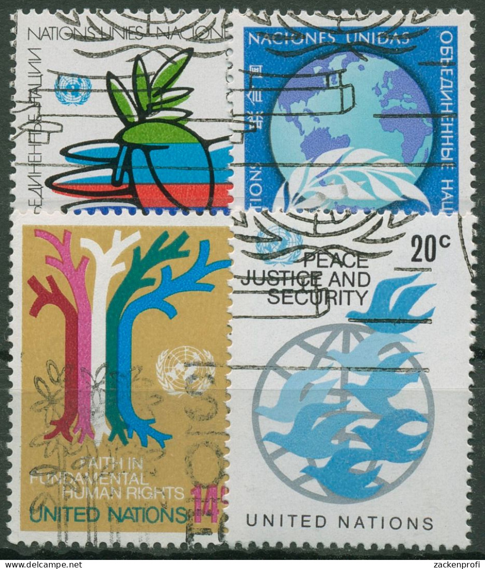 UNO New York 1979 Glaube Frieden Sicherheit 328/31 Gestempelt - Used Stamps