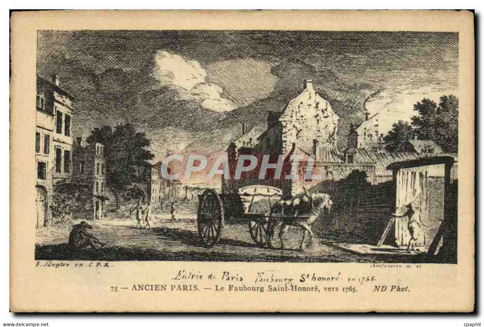 CPA Paris Le Faubourg Saint Honore En 1765 - Arrondissement: 01
