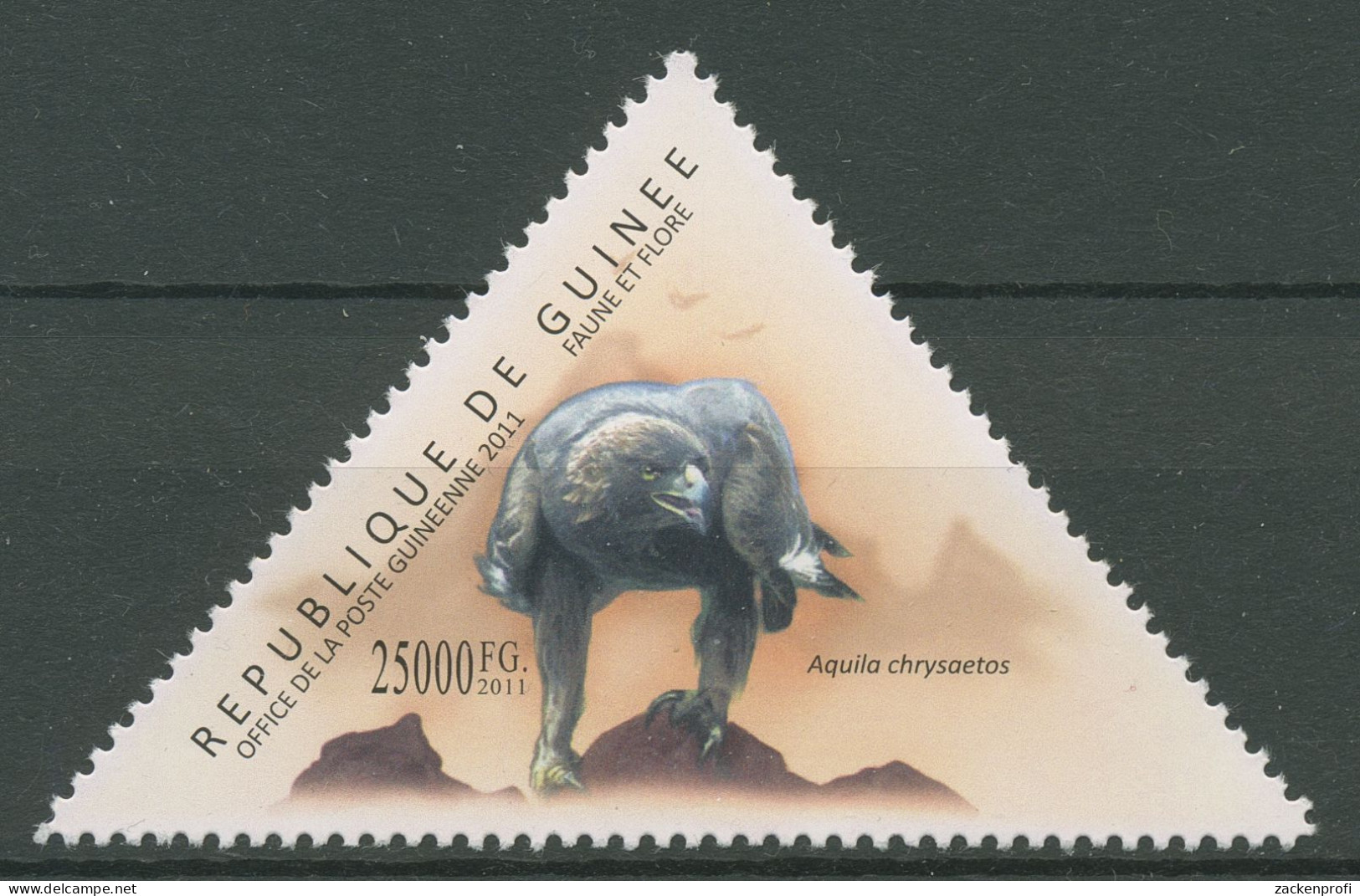 Guinea 2011 Greifvögel Steinadler 8654 Postfrisch - Guinée (1958-...)