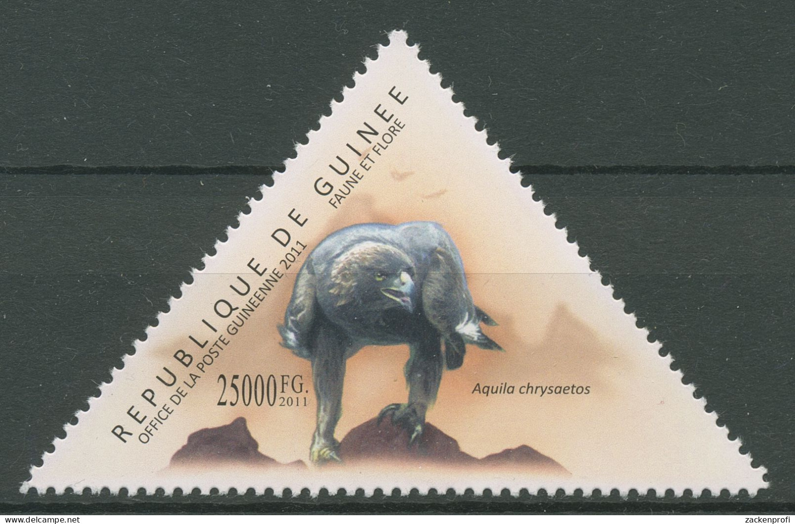 Guinea 2011 Greifvögel Steinadler 8654 Postfrisch - Guinea (1958-...)